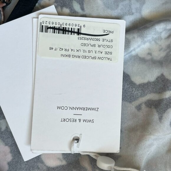 NWT Zimmermann Tallow Spliced Ring Bikini Size 10 - Picture 9 of 9